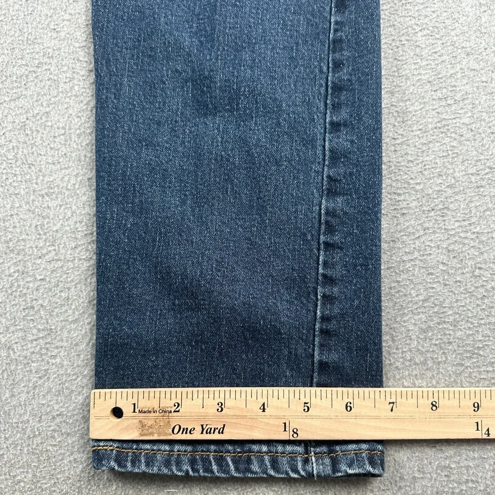 Levi's Jeans Mens 33 502 Regular Taper Blue Stretch Denim Pants